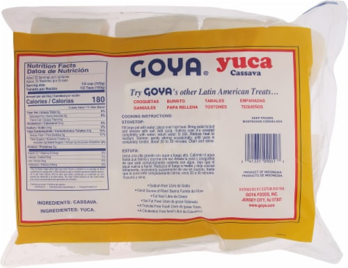Goya® Yuca Cassava Perspective: back