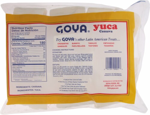 Goya® Yuca Cassava Perspective: back