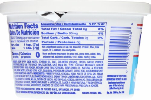 Goya Frozen Sofrito Perspective: back