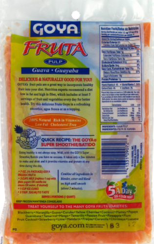 Goya Fruta Guava Pulp Perspective: back