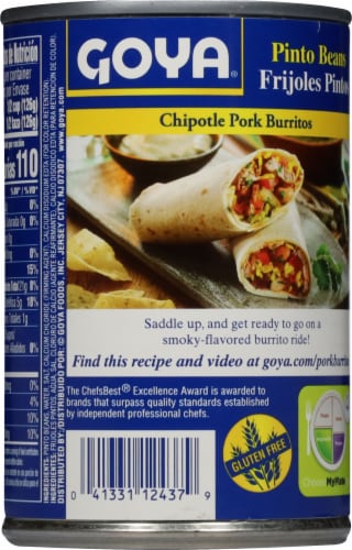 Goya® Pinto Beans Perspective: back