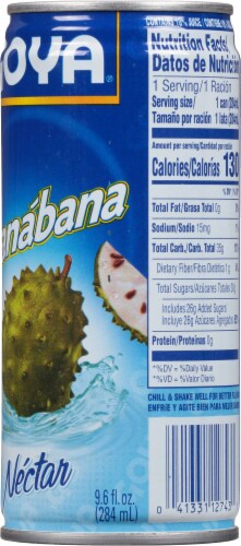 Goya Soursop Nectar Perspective: back