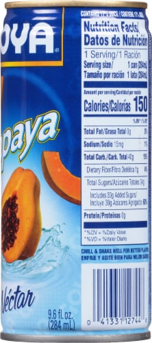 Goya® Papaya Nectar Perspective: back