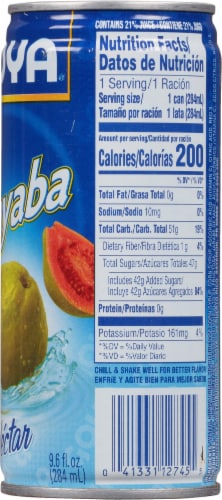 Goya Guava Nectar Perspective: back
