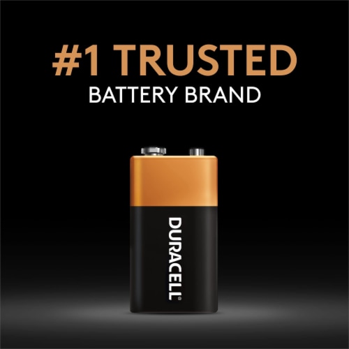 Duracell Alkaline Primary Major Cells 9V Perspective: back