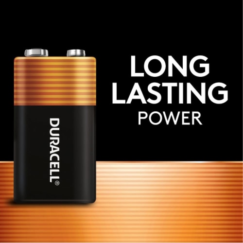 Duracell® Coppertop 9V Batteries Perspective: back