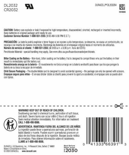 Duracell® Lithium Manganese Dioxide Specialty Batteries, 4 ct - Kroger