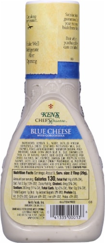 Ken's Steak House Bleu Cheese with Gorgonzola Dressing Perspective: back