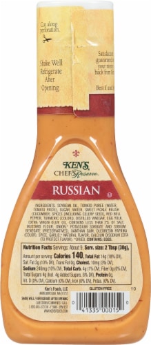 Ken's® Steak House Russian Dressing Perspective: back