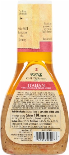 Ken's® Steak House Italian With Garlic and Asiago Cheese Dressing Perspective: back