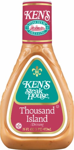 Ken's Steak House Thousand Island Salad Dressing Perspective: back