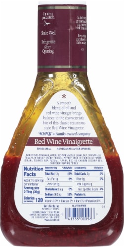 Ken's Steak House® Red Wine Vinegar & Olive Oil Dressing Perspective: back
