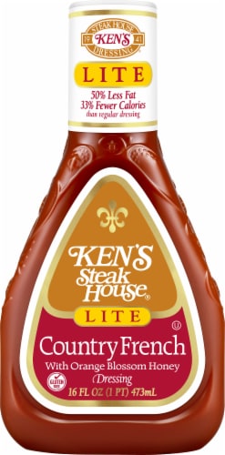 Ken's Steak House® Light Country French Salad Dressing Perspective: back
