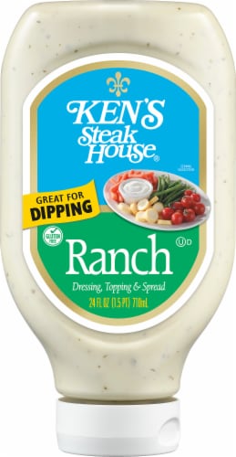 Ken's Steak House Ranch Salad Dressing Topping & Spread Perspective: back