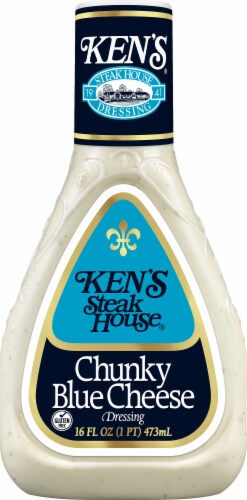 Ken's Steak House Chunky Blue Cheese Salad Dressing Perspective: back