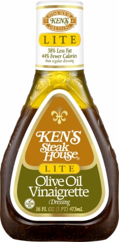 Ken's Steak House® Light Olive Oil Vinaigrette Salad Dressing Perspective: back