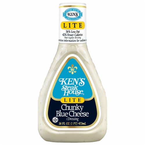 Ken's Steak House® Light Chunky Blue Cheese Salad Dressing Perspective: back