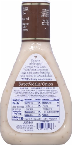 Ken's Steak House® Sweet Vidalia® Onion Dressing Perspective: back