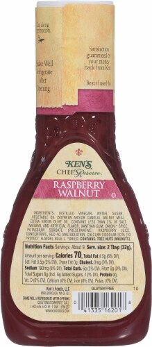Ken's® Steak House Raspberry Walnut Dressing Perspective: back