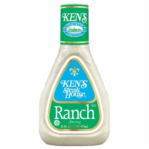 Ken's Steak House Ranch Salad Dressing Perspective: back