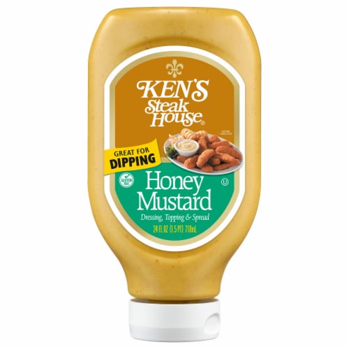 Ken's Steak House Honey Mustard Salad Dressing Topping & Spread Perspective: back