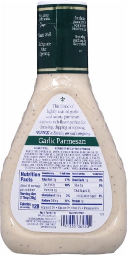 Ken's Steak House® Garlic Parmesan Dressing Perspective: back