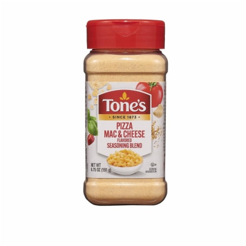 Tone's Pizza Mac and Cheese Flavored Seasoning Blend (6.75 Ounce) Perspective: back