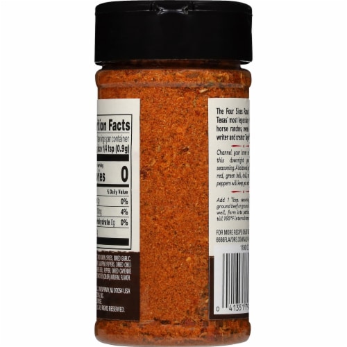 Four Sixes™ Cowboy Camp Burger Seasoning Blend Perspective: back