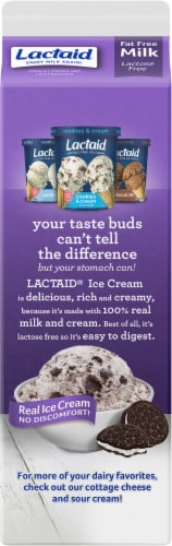 Lactaid® Lactose Free Skim Milk Perspective: back