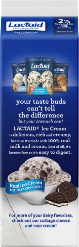 Lactaid® 100% Lactose Free 2% Reduced Fat Milk Perspective: back