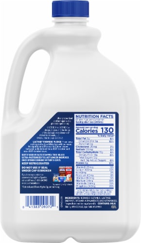 Lactaid 100% Lactose Free 2% Reduced Fat Milk Perspective: back