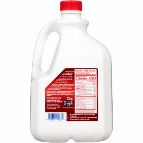 Lactaid 100% Lactose Free Whole Milk Perspective: back