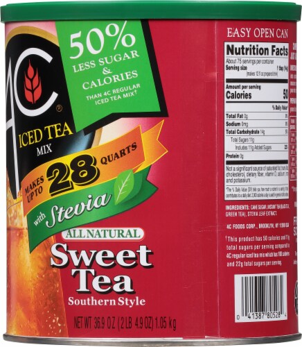4C® Iced Tea Mix Sweet Tea Perspective: back