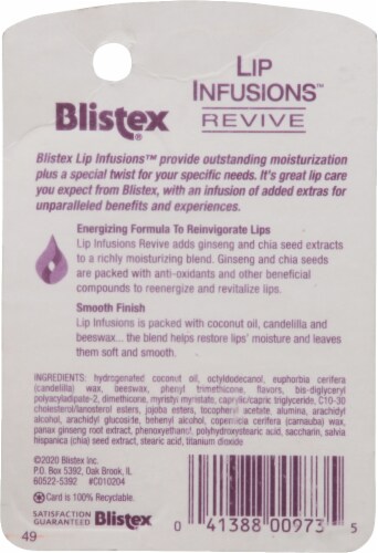 Blistex® Lip Infusions™ Revive Lip Moisturizer Perspective: back