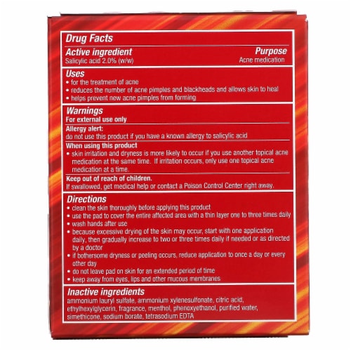 Stridex® Maximum Soft Touch Acne Control Pads Perspective: back