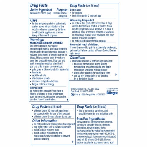 Kanka® Mouth Pain Liquid Relief Perspective: back