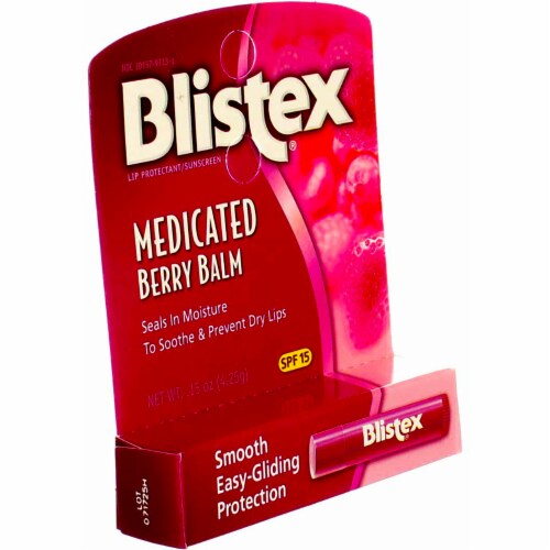 Blistex Lip Balm .15 Oz Berry Perspective: back
