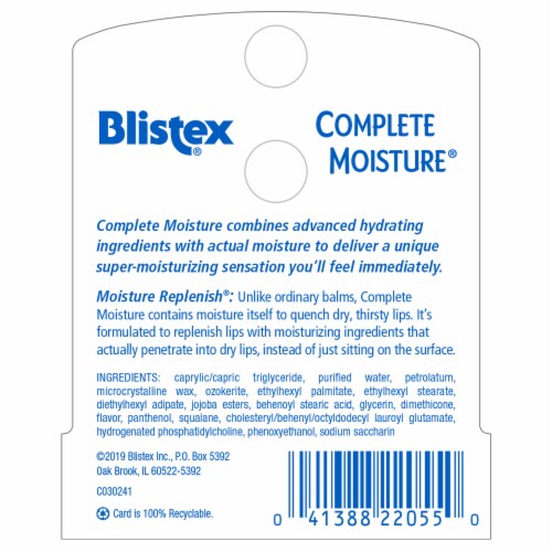 Blistex® Complete Moisture® Lip Balm Perspective: back