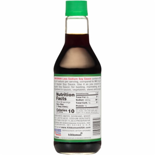 Kikkoman® Soy Sauce Perspective: back
