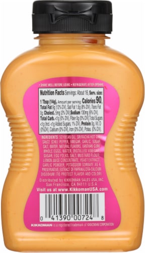 Kikkoman® Sriracha Mayo - Case Sale Perspective: back