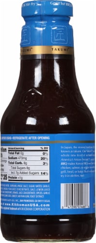 Kikkoman® Korean BBQ Teriyaki Sauce Perspective: back