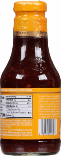 Kikkoman® Takumi Collection Triple Ginger Teriyaki Sauce Perspective: back