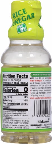 Kikkoman® Rice Vinegar Perspective: back