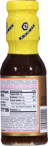 Kikkoman® Honey & Pineapple Teriyaki Baste & Glaze Perspective: back