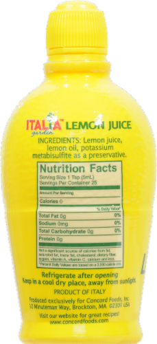 Italia Lemon Juice Perspective: back