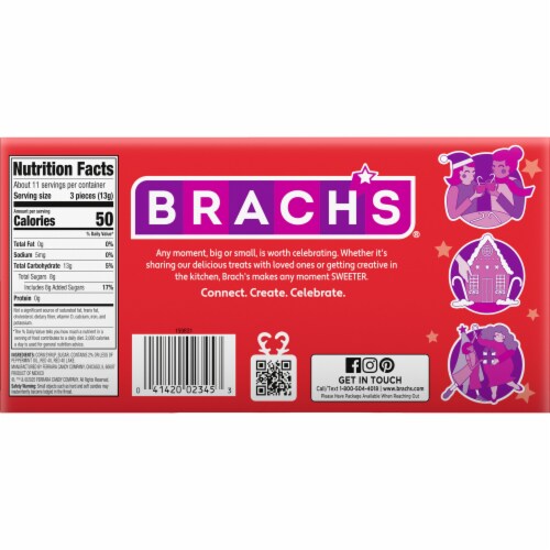 Brach's® Mini Peppermint Candy Canes Perspective: back