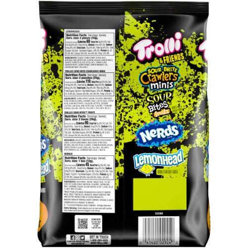 Trolli & Friends Halloween Candy Variety Pack Perspective: back