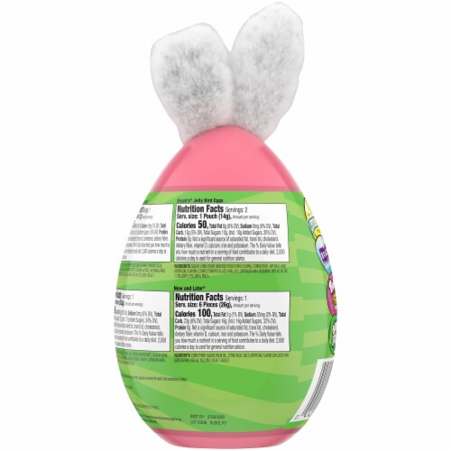 Brach's® Jelly Bird Eggs Stuffed Easter Egg Perspective: back