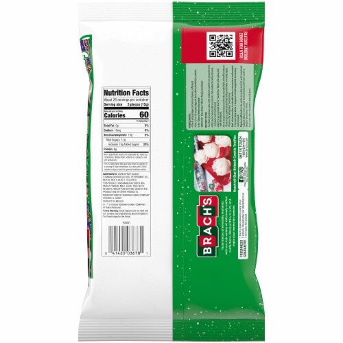 Brach's® Holiday StarBrites® Peppermint Candy Perspective: back