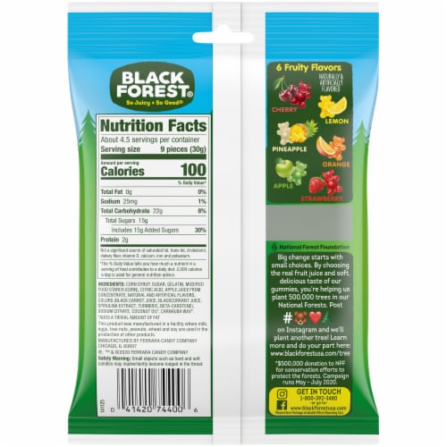 Black Forest Gummy Bears Perspective: back